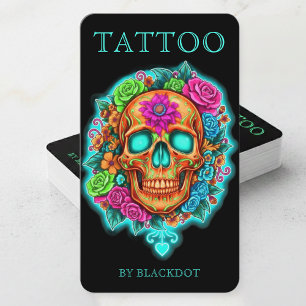 Carte De Visite Studio de tatouage Marque de tatoueurs professionn