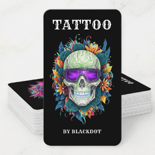 Carte De Visite Studio de tatouage professionnel Boutique de tatou