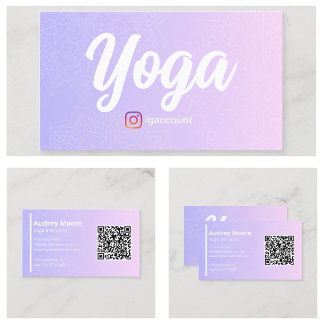 Carte De Visite Studio de yoga