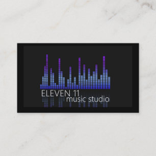 Carte De Visite Studio d'enregistrement de musique professionnelle