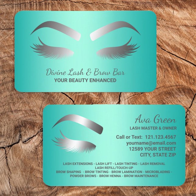 Carte De Visite Studio Lash Brow (Lashes and Brows Cards)