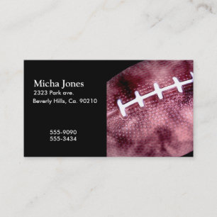 Carte De Visite Style de grunge du football
