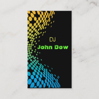 Carte De Visite Style du DJ