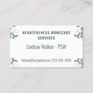 Carte De Visite Style Eucalyptus