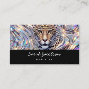 Carte De Visite Style Luxueux Opale Iridescent de Luxe
