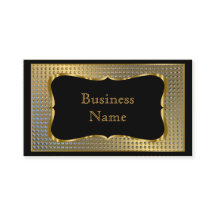 Style moderne affaires Gold Black Metal Look