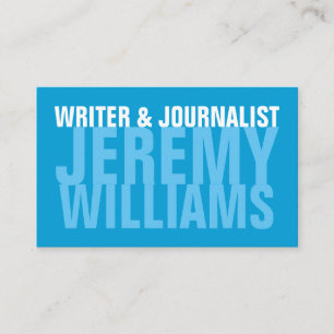 Carte De Visite Style monotone audacieux extrême