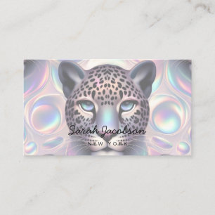Carte De Visite Style Opale Iridé de Luxe