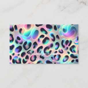 Carte De Visite Style Opale Irridescent Luxueux