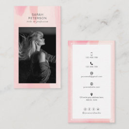 Carte De Visite Style tendance photo abstraite personnelle