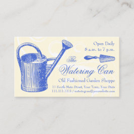 Carte De Visite Style vintage fleuriste ou boutique de jardin, jar