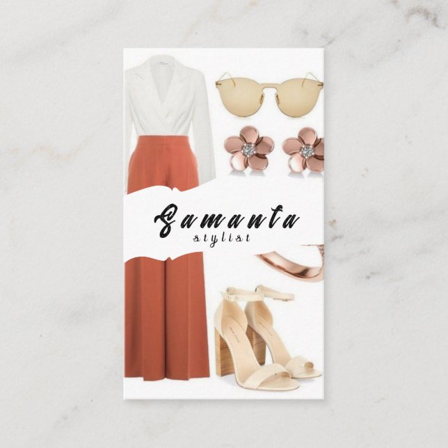 Carte de visite Styliste (Devant)