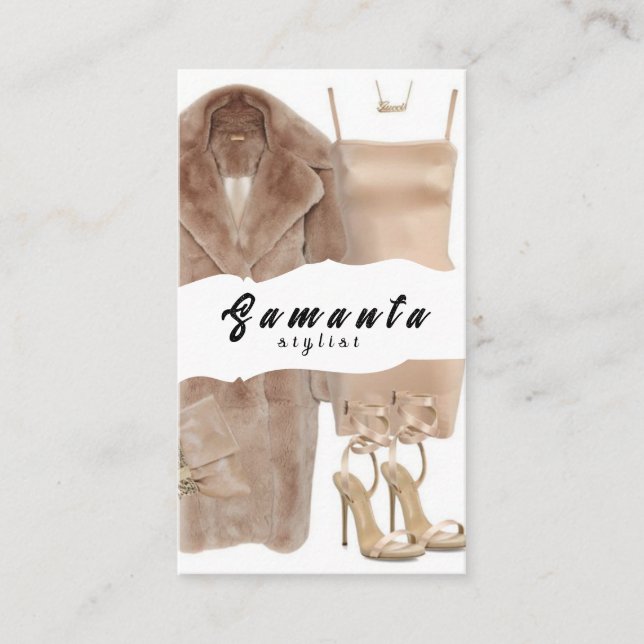 Carte de visite Styliste (Devant)