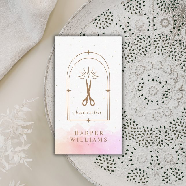 Carte De Visite Styliste des cheveux Styliste des étoiles célestes (Créateur téléchargé)