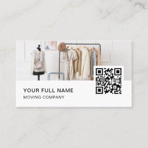 Carte De Visite Styliste personnelle QR Code Logo Médias sociaux
