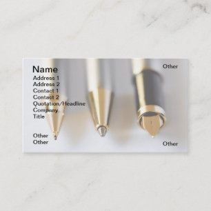 Carte De Visite Stylos