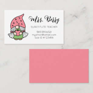 Carte De Visite Substituer Maître Gnome