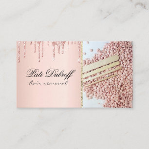 Carte De Visite Sugaring Hair Removal Sugaring Beauté Salon Spa