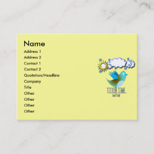 Carte De Visite Suivez-MOI Twitter Cadeaux et torchons T-shirts