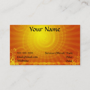Carte de visite Sun