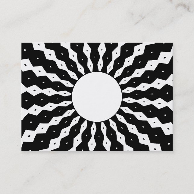 Carte De Visite Sunburst 04 (Devant)