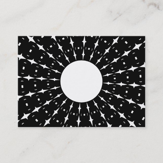 Carte De Visite Sunburst 05 (Devant)