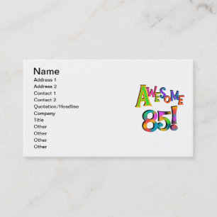 Carte De Visite Super 85 T-shirts et cadeaux d'anniversaire