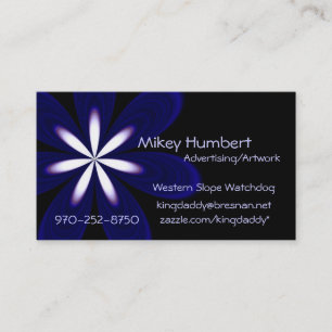 Carte de visite superbe de fleur - Special