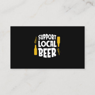 Carte De Visite Support de la bière locale
