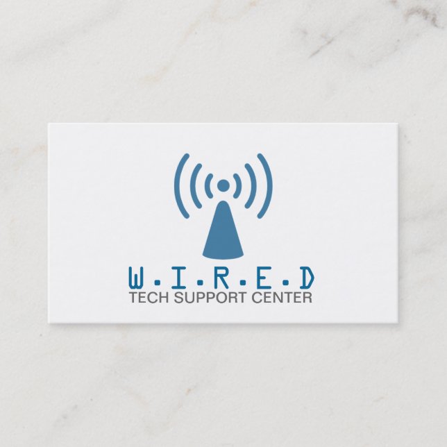 Carte De Visite Support technique Équipe de Geek de réparation inf (Devant)