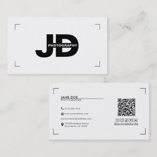 Carte De Visite Supports de photographie pour appareil photo à ini