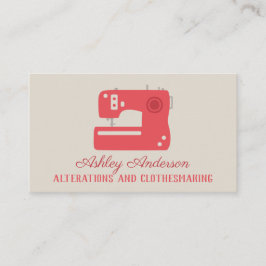 Carte de visite sur mesure de la machine à coudre
