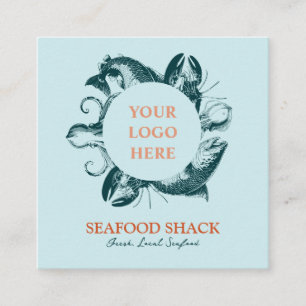 Carte de visite sur mesure pour Seafood Restaurant