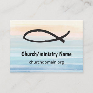 Carte de visite surdimensionné pour l'église ou le