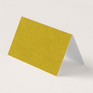 Carte De Visite Surface jaune texturée avec un motif tourbillonnan