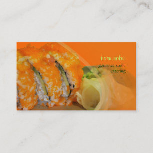 Carte De Visite Sushi Masago encrusté de PixDezines