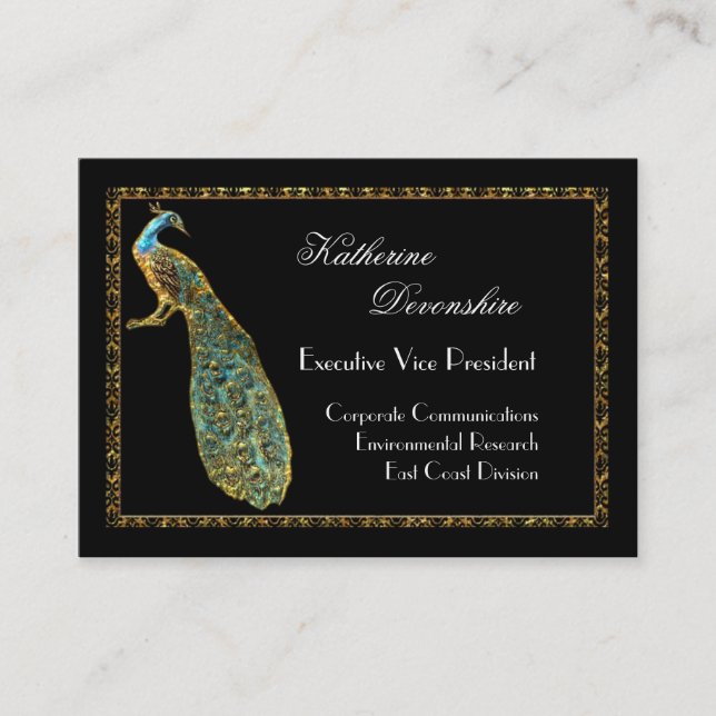 Carte De Visite Swankshire Elegant Professionnel (Devant)