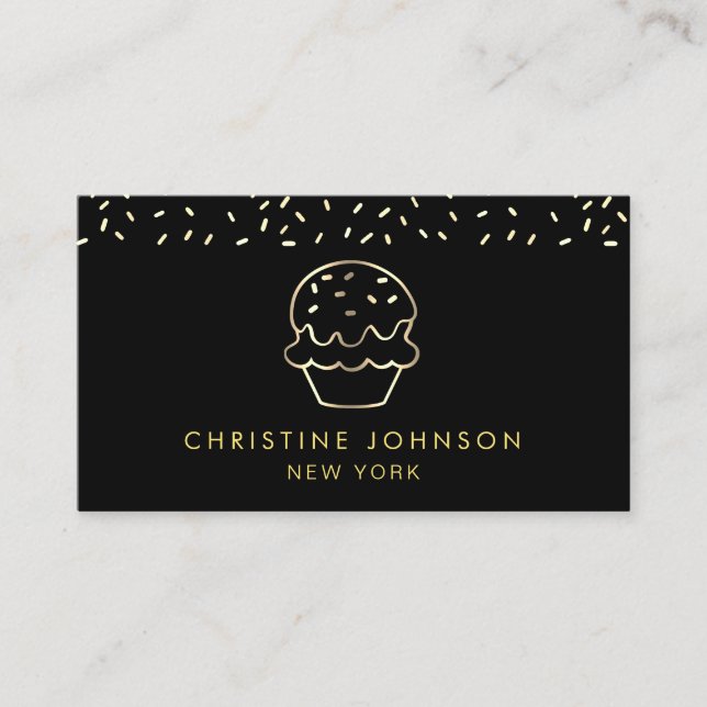 Carte De Visite sweet shop logo (Devant)