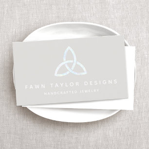 Carte De Visite Symbole celtique du noeud de trinité