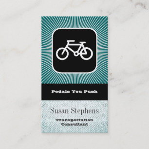 Carte De Visite Symbole de bicyclette