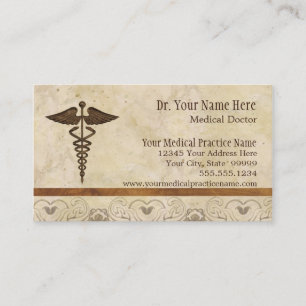 Carte De Visite Symbole de médecine de médecin pratique de médecin