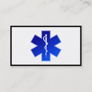 Carte De Visite Symbole de Medical EMS
