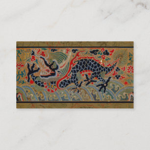 Carte De Visite Symbole dragon chinois Antique asiatique