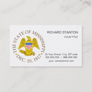 Carte De Visite Symbole du Mississippi