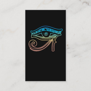Carte De Visite Symbole Horus Eye Égypte Égypte