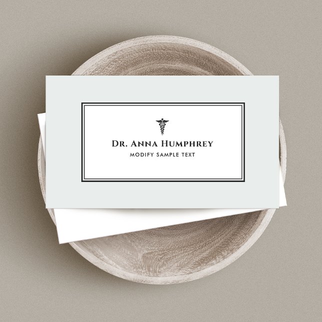 Carte De Visite Symbole Médicale de Caduceus (Créateur téléchargé)