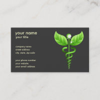 Symbole Médicale de la médecine alternative Green 
