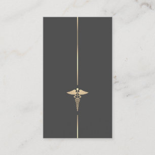 Carte De Visite Symbole minimaliste de la cathédrale d'or