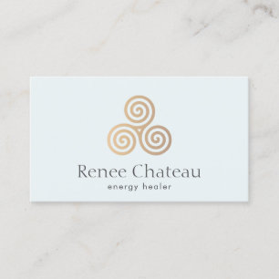Carte De Visite Symbole triple spirale ou cerclet celtique