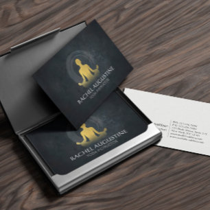 Carte De Visite Symbole ZEN de l'instructeur de méditation de Yoga